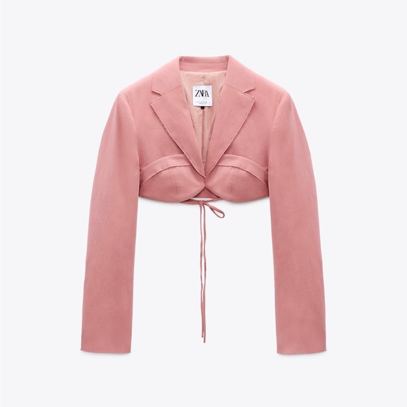 ZARA Cropped Blazer - Picture 6 of 8